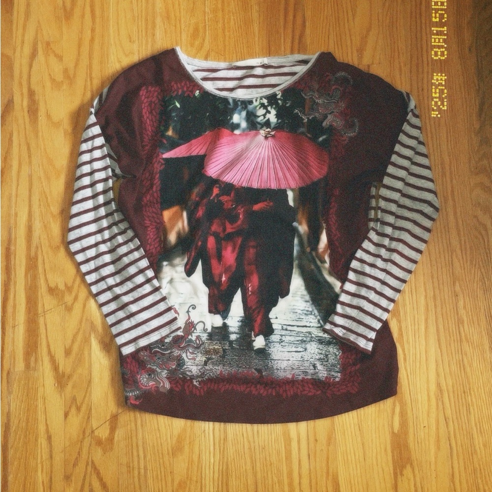 OUI langaram graphic long sleeve